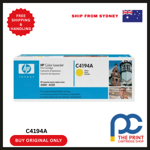 hp yellow toner cartridge c4194a