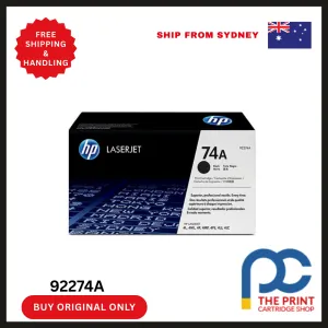 hp black toner cartridge 92274a