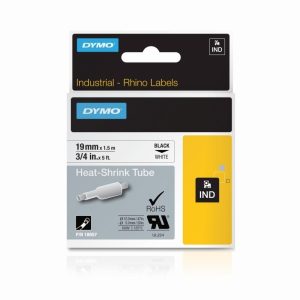 dymo rhino tube heat shrink 19mm white