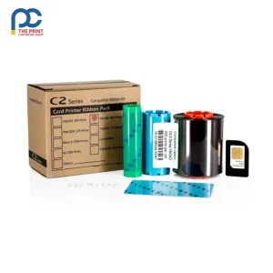 HiTi CS200 YMCKO ribbon 400 prints compatible with CS200, CS200e and CS220e card printers