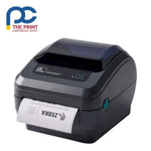 Zebra GK420d label printer on a white background
