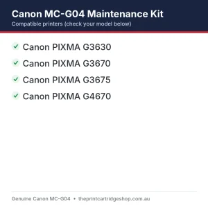Canon MC-G04 Maintenance Kit – view 2