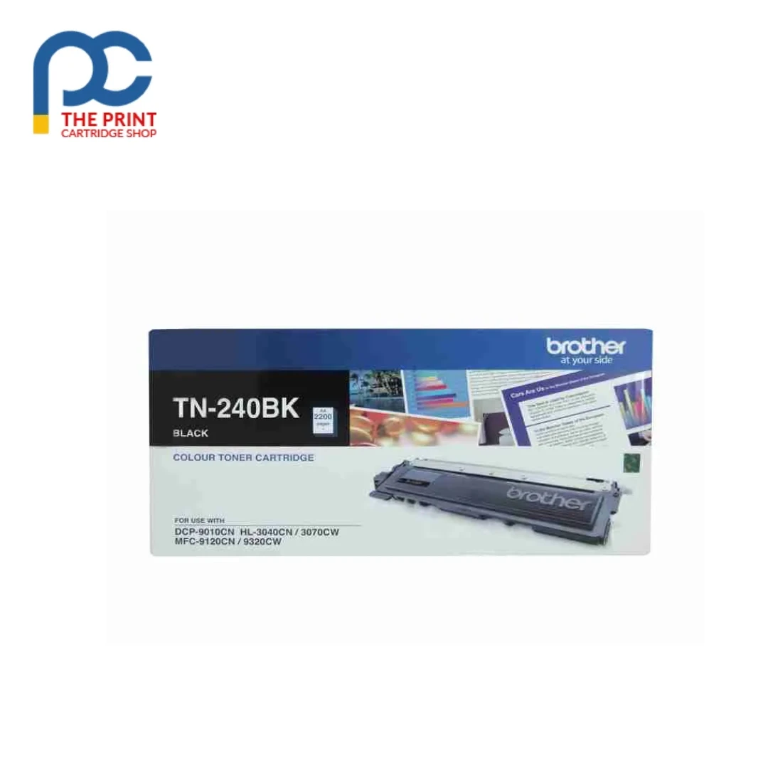 Brother TN-240BK 5 Pack – Genuine Brother TN-240BK Black Toner Cartridge 2,200 Pages – 5 Pack