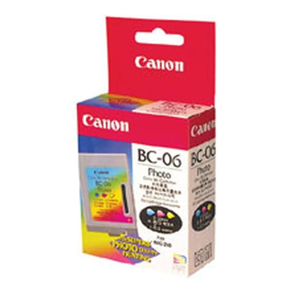 Genuine Canon BC-06 Photo Ink photo cartridge in original Canon packaging